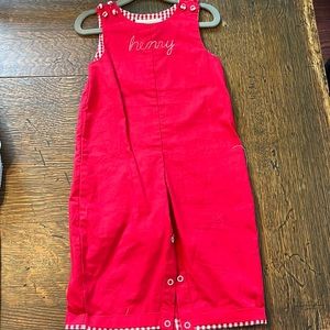 Red Longalls with Henry Monogram